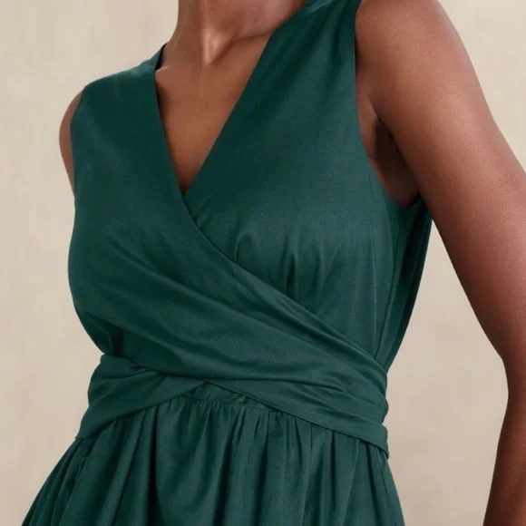 Banana Republic jade green dress size 2 NWT - Picture 3 of 5
